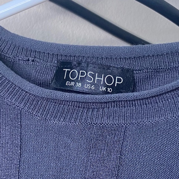Topshop charcoal Long sleeve sweater - Picture 3 of 6
